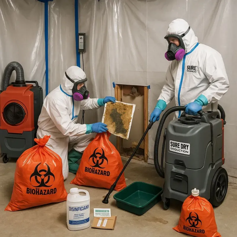 Contaminated Water Handling Protocols process in Heritage Village, CT